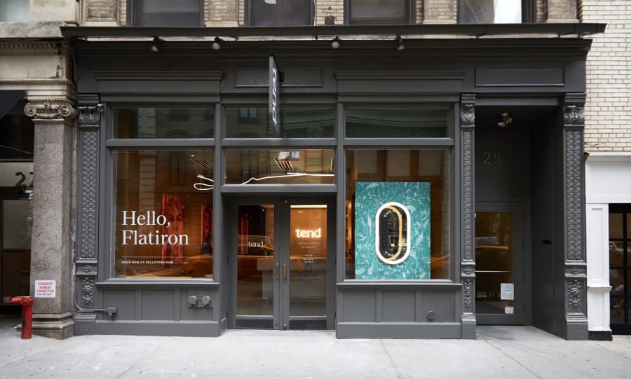 The outside of Tend Flatiron